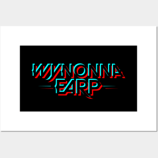 Wynonna Earp Glitch Logo - Black Posters and Art